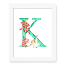 Load image into Gallery viewer, Letter Art Print - K