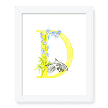 Load image into Gallery viewer, Letter Art Print - D