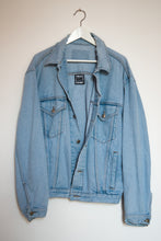 Load image into Gallery viewer, 'Green coast' denim jacket, Leopards and Lilies design