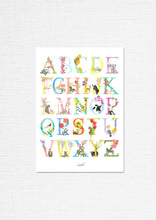 Load image into Gallery viewer, Animal Alphabet Poster