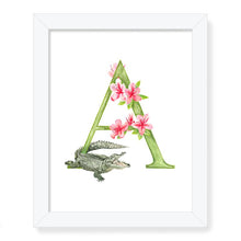 Load image into Gallery viewer, Letter Art Print - A