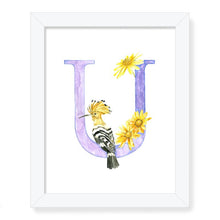 Load image into Gallery viewer, Letter Art Print - U