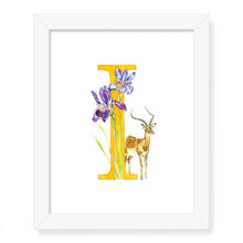 Load image into Gallery viewer, Letter Art Print - I