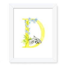 Load image into Gallery viewer, Letter Art Print - D