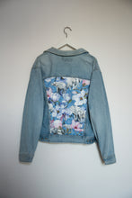 Load image into Gallery viewer, &#39;Replay&#39; Denim jacket, Blue Magnolia elephant design