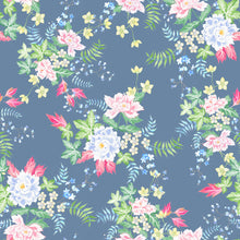 Load image into Gallery viewer, Oriental Flowers (Blue)
