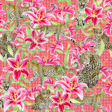 Load image into Gallery viewer, Leopards and Lilies (Pink)
