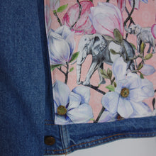 Load image into Gallery viewer, &#39;Spotty&#39; denim jacket, Pink Magnolia Elephants